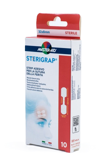 STERIGRAP® Wundnahtstreifen 32 x 8 mm, Knochenform - 10 Stück