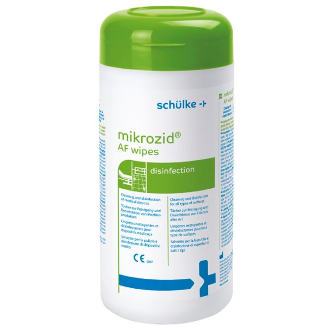 schülke Flächendesinfektion mikrozid® AF wipes Spenderdose mit 150 Tüchern