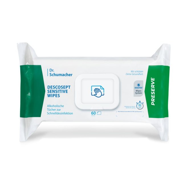 Descosept Sensitive Wipes - 60 Stück - 1 Pack