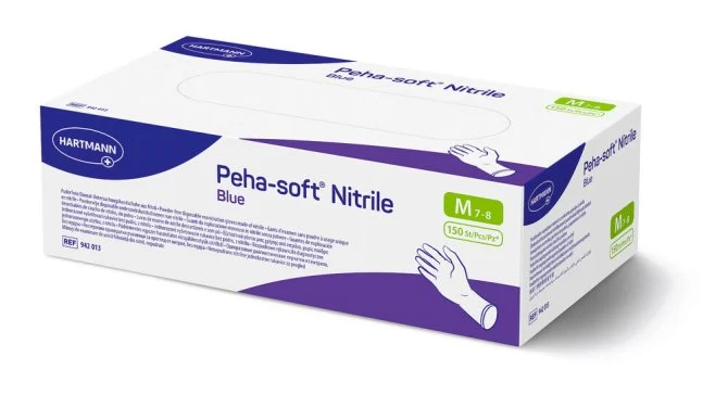 Peha-soft nitrile blue Untersuchungshandschuhe - Größe XS - 150 Stück