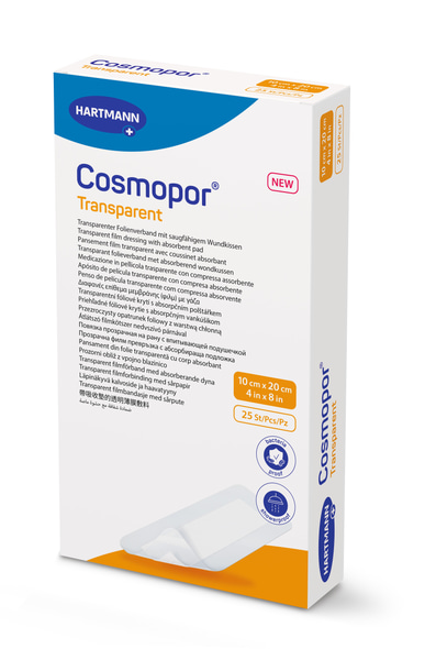 Hartmann Cosmopor® transparent Folienverband 10 x 20 cm, 25 Stück