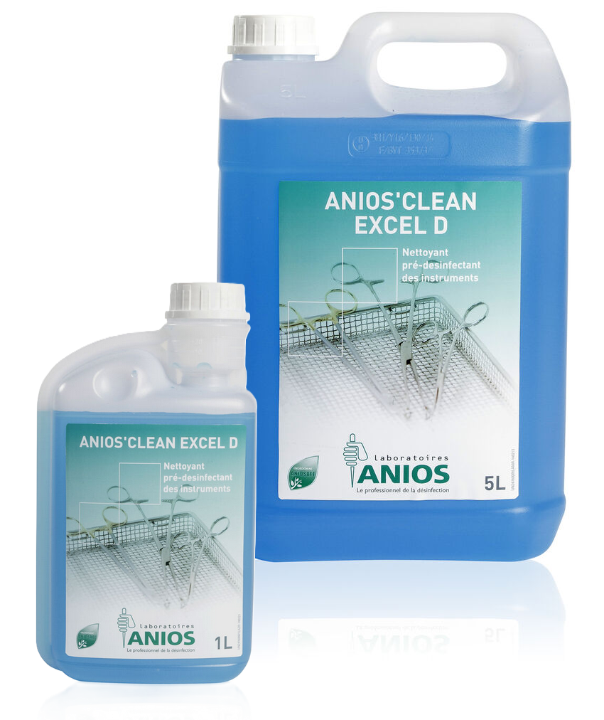 Ecolab Anios’Clean Excel D desinfizierender Reiniger - 1 Liter Flasche