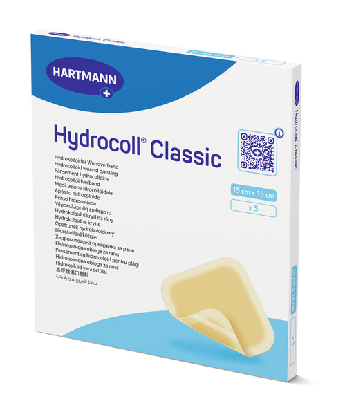 Hartmann Hydrocoll® Classic Hydrokolloid-Verband 15 x 15 cm - 5 Stück