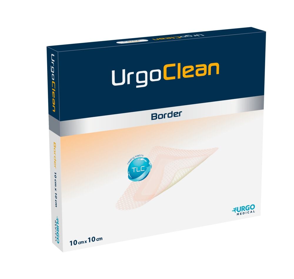UrgoClean Border Wundauflage - 15 x 15 cm, 10 Stück