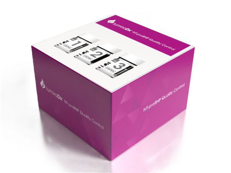 Roche LumiraDx Quality Controls Kontrolllösungen NT-proBNP - 1 Pack  á  2 Stück 
