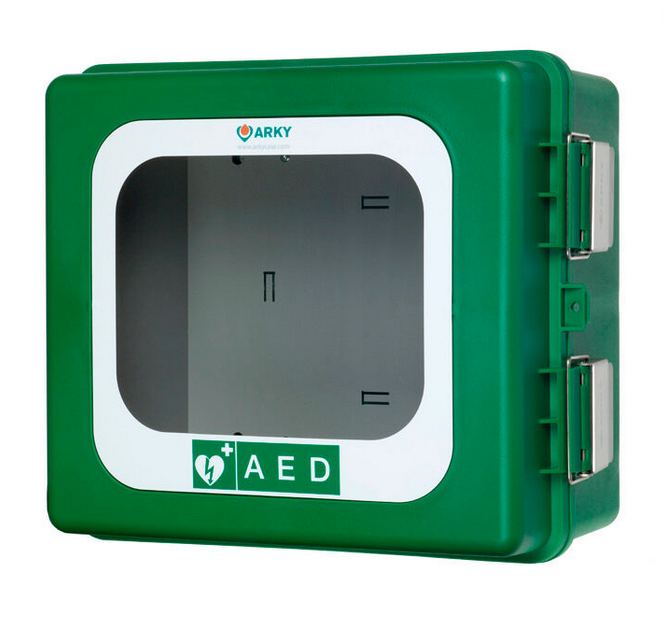 ARKY AED Wandschrank für den Außenbereich mit Alarm und Heizelement  - 1 Stück
