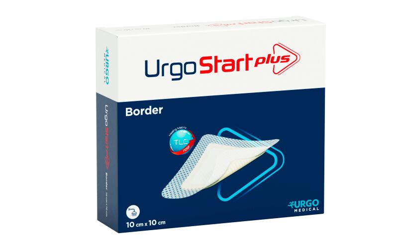 UrgoStart Plus Border Wundverband - 10 x 10 cm - 20 Stück