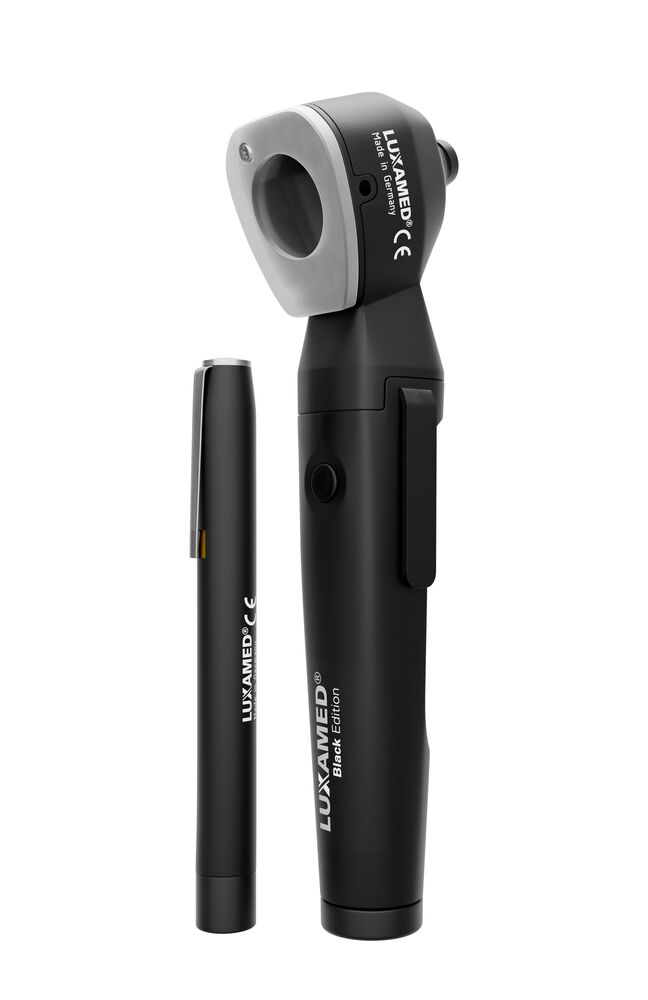 Luxamed LuxaScope Auris LED 2.5 V Otoskop und Diagnostikleuchte BLACK EDITION 