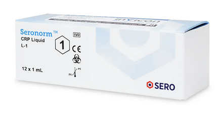 Seronorm™ CRP Liquid L-1 Kontrolllösung zu Colibri Plus - 12 Stück