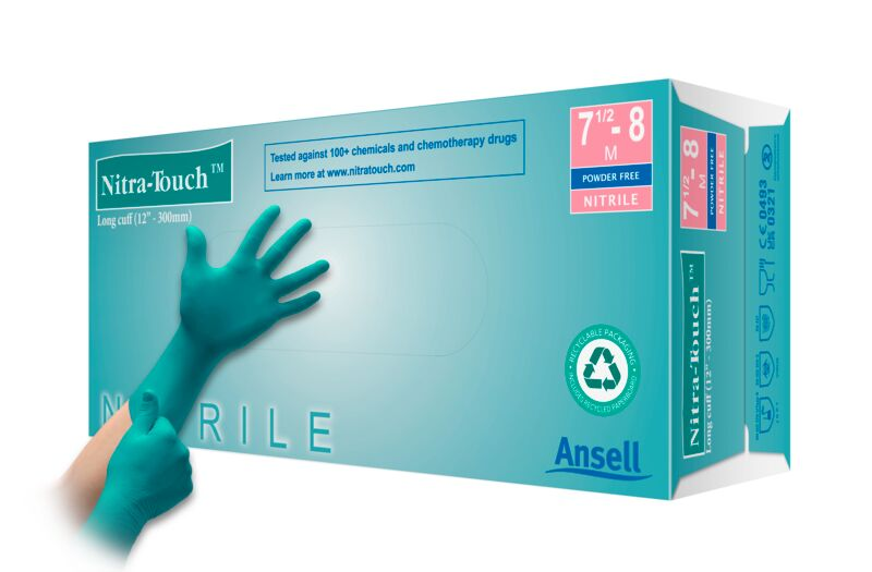 Ansell NITRA-TOUCH™ Nitril-Untersuchungshandschuhe Gr. M - 100 Stück