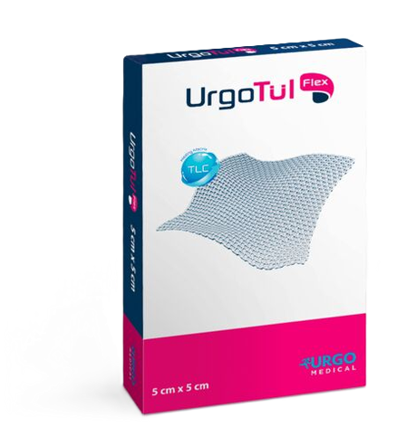 UrgoTül Flex Gazewundauflage 5 x 5 cm, 10 Stück 