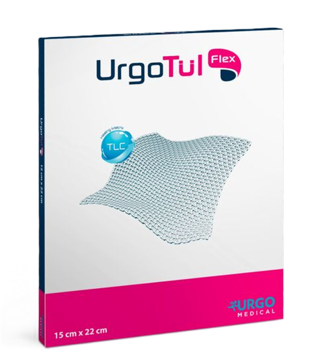 UrgoTül Flex Gazewundauflage 15 x 22 cm, 10 Stück