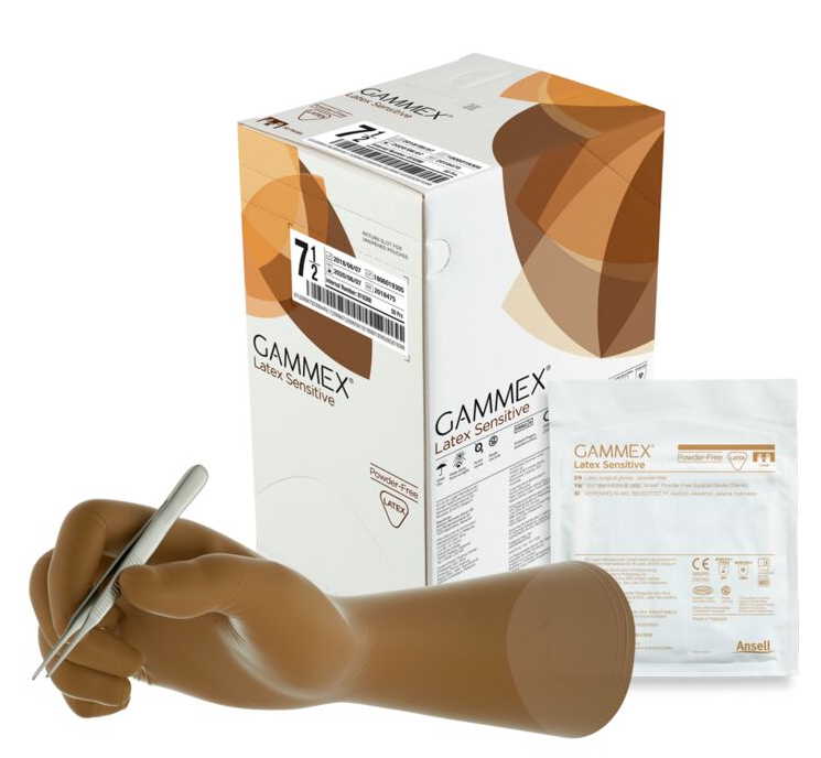 Ansell GAMMEX® Latex Sensitive OP-Handschuhe Gr. 6.5 - 50 Paar