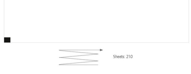 Registrierpapier für Nihon Kohden EKG Mod. 9110/9130 - 10 Stück x 210 Blatt