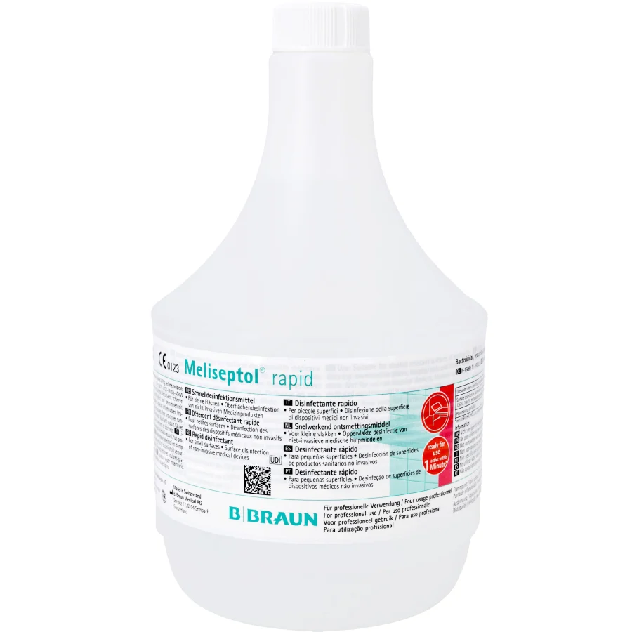 B. Braun Flächen-Sprüh-Desinfektion Meliseptol® rapid 1 Liter Sprühflasche ohne Sprühkopf