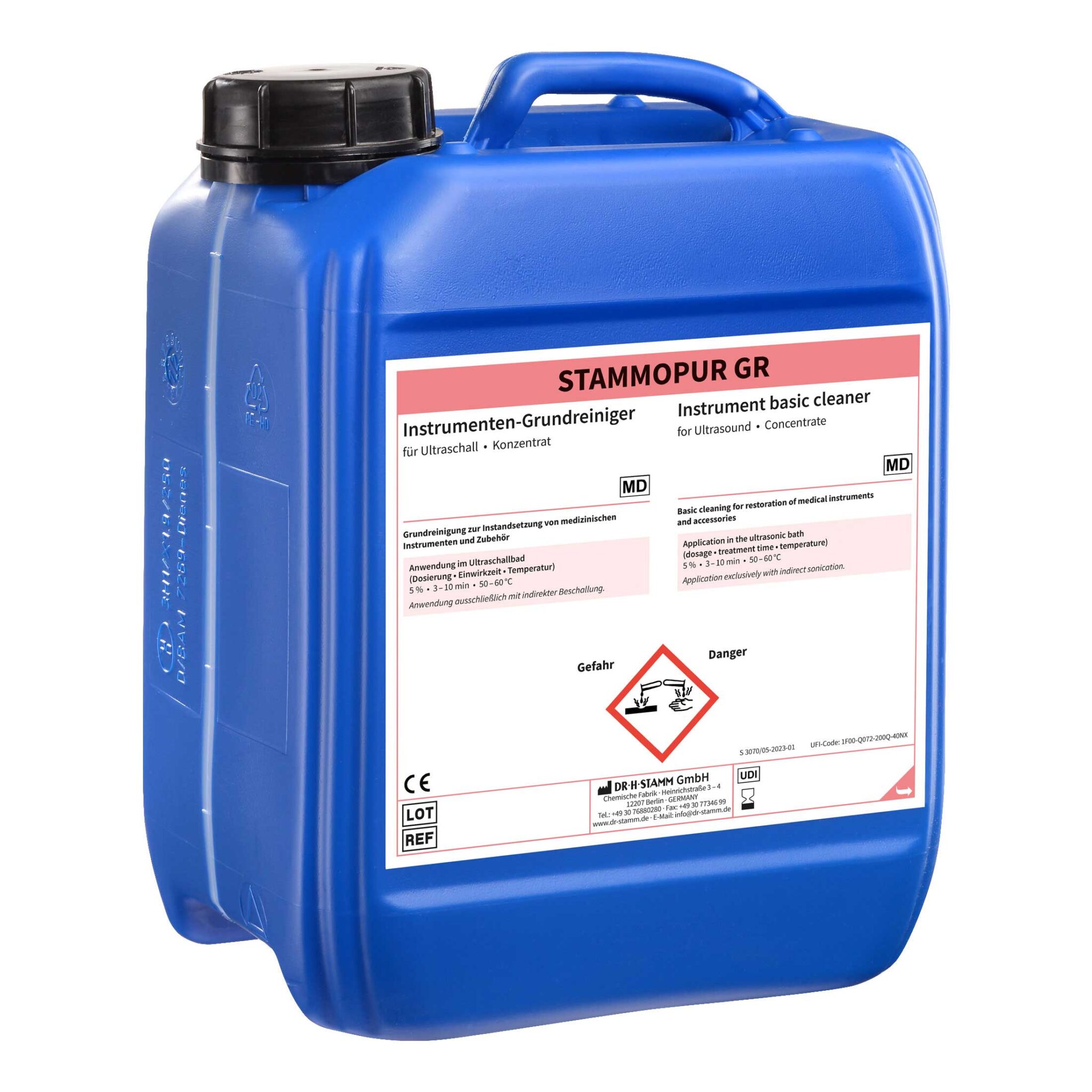 STAMMOPUR GR Ultraschallreiniger - 5 Liter Kanister