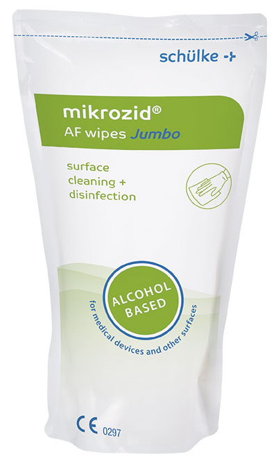 schülke Flächendesinfektion mikrozid® AF wipes Nachfüllpack mit 220 Jumbo-Tüchern