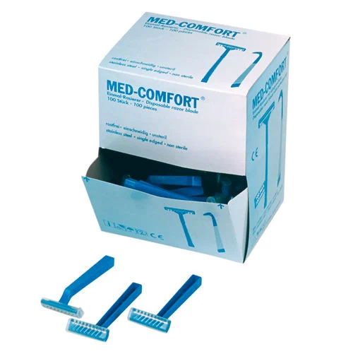 AMPri Einmal-Rasierer. einschneidig - 100 Stück