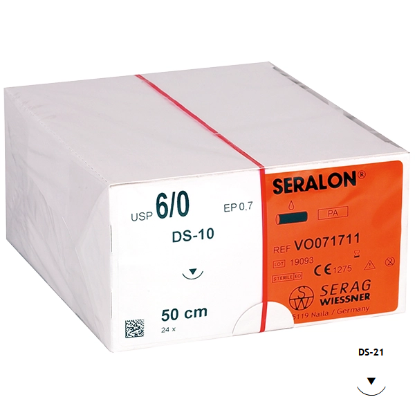 Serag-Wiessner SERALON blau - 3/0 - metric 2 - 50cm - DS-21