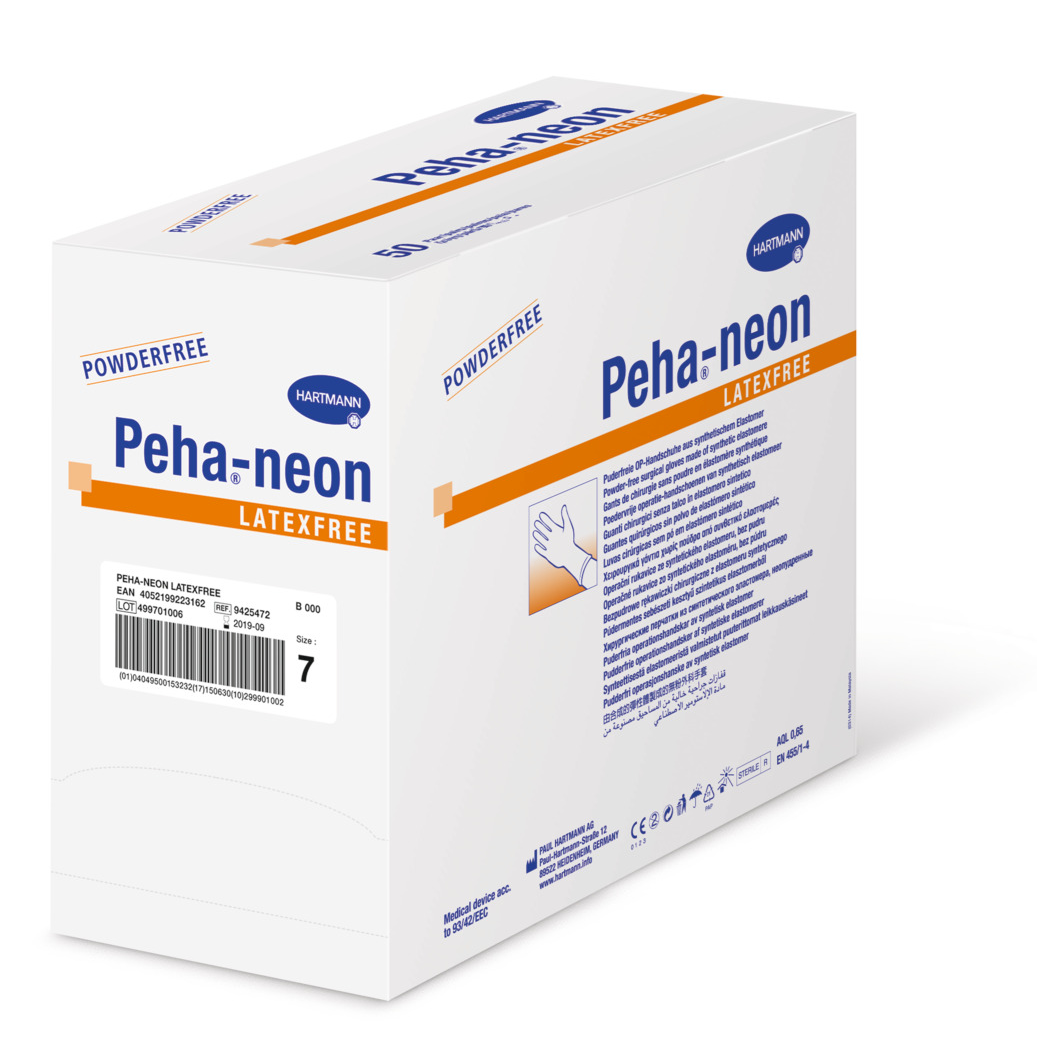 Hartmann Peha-neon latexfreie OP-Handschuhe Gr.6 - 50 Paar