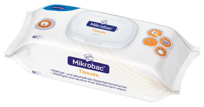 Hartmann Desinfektionstücher Mikrobac® Tissues 18 x 20cm, 80 Stk.