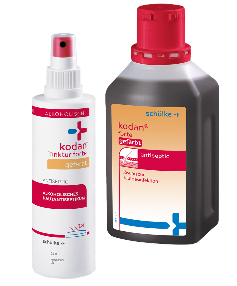 schülke kodan® Tinktur forte gefärbt - 250 ml Sprühflasche