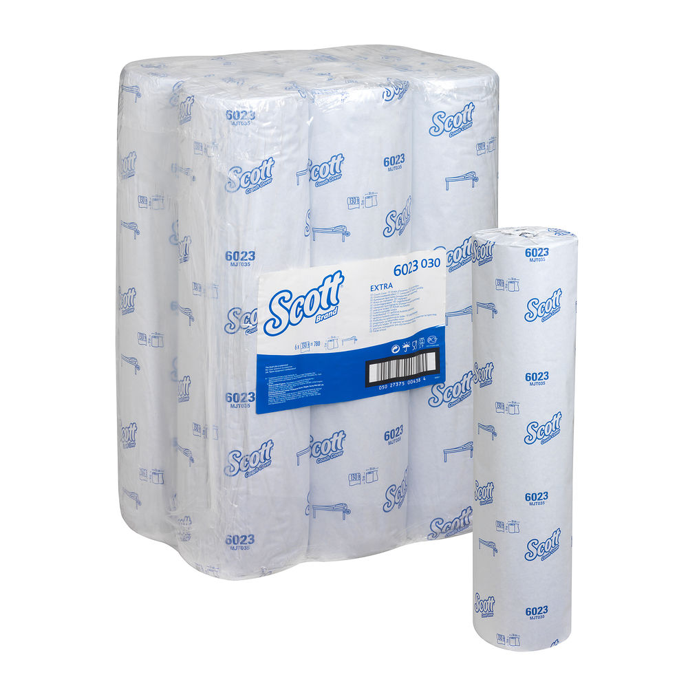 Kimberly-Clark Ärzterollen 2-lagig - SCOTT® EXTRA - 59 cm x 50 m - 6 Rollen