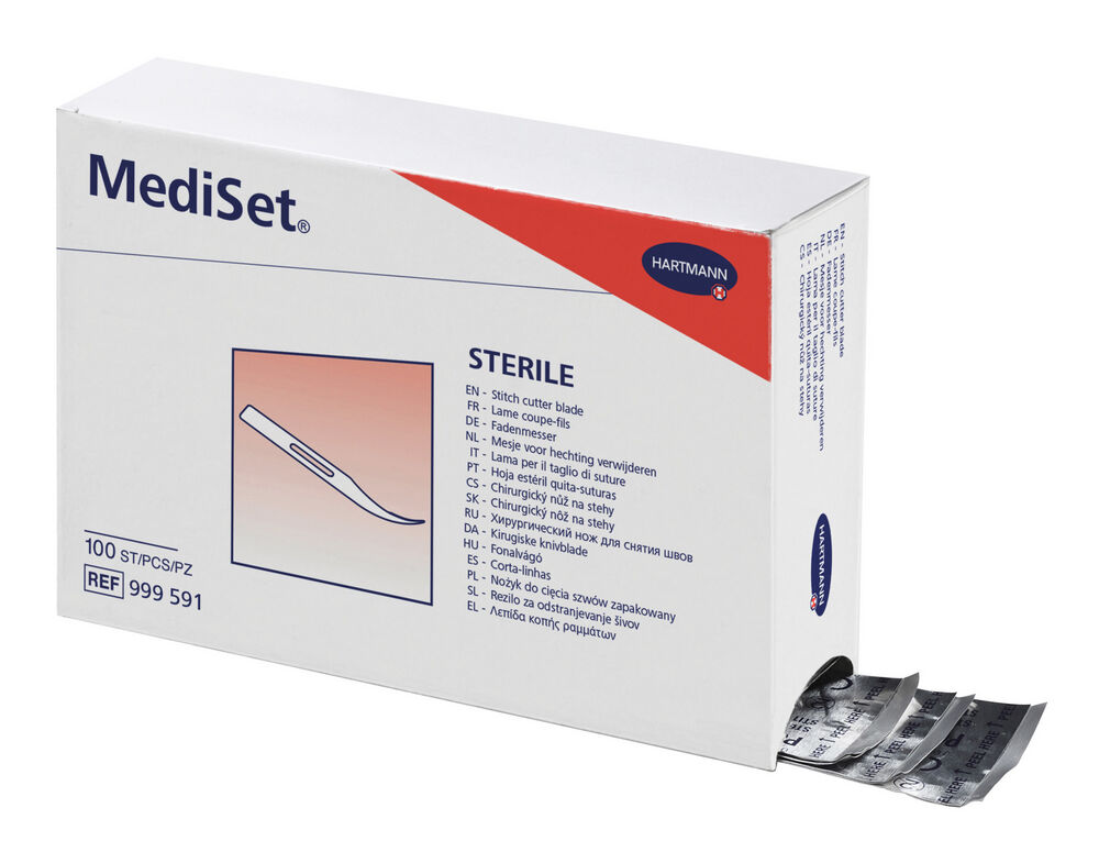 Hartmann MediSet® Fadenmesser 6,5 cm gebogen - 100 Stück