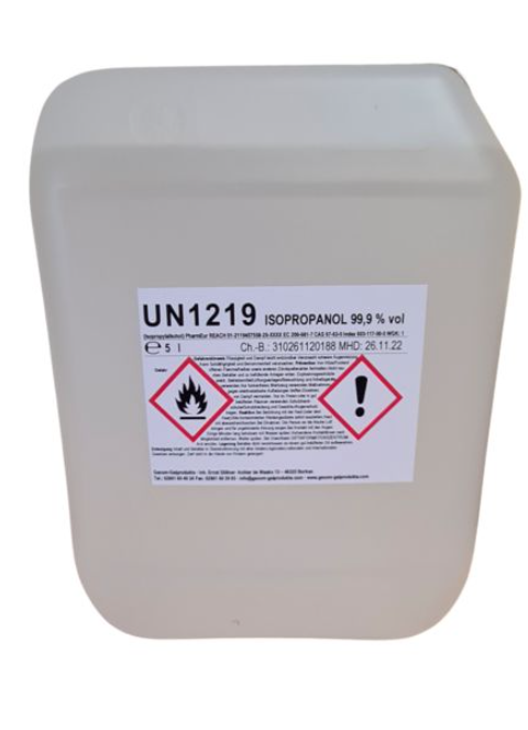 Isoprophyl-Alkohol 99,5 - 100% - 5 Liter - 1 Stück