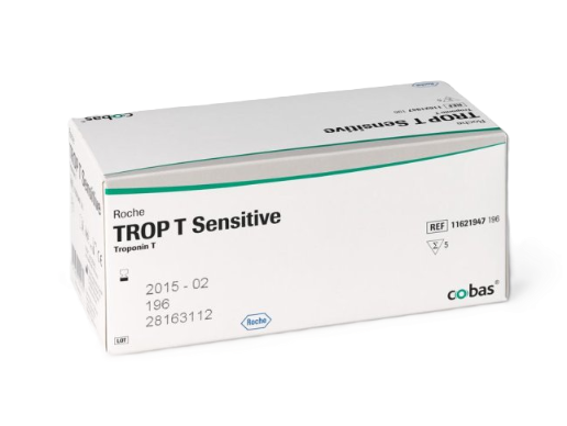 Roche Myokardinfarkttest TROP T® Sensitive inkl. Pipetten - 5 Stück