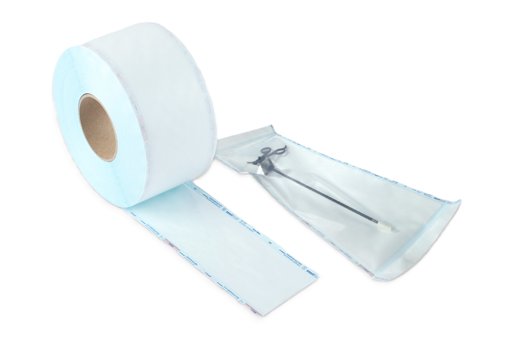 steriCLIN® Klarsichtschläuche, ohne Seitenfalte, Sterilisierverpackung 5.0 cm x 200 m 
