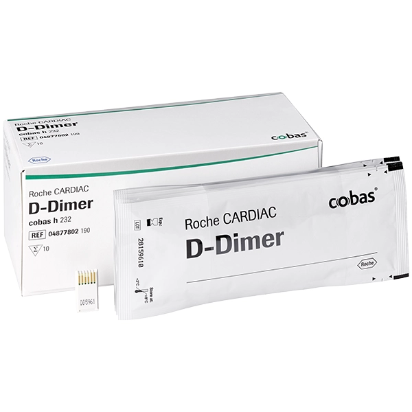 Cardiac Teste für Cobas H232 - Cardiac D-Dimer - 10 Teste