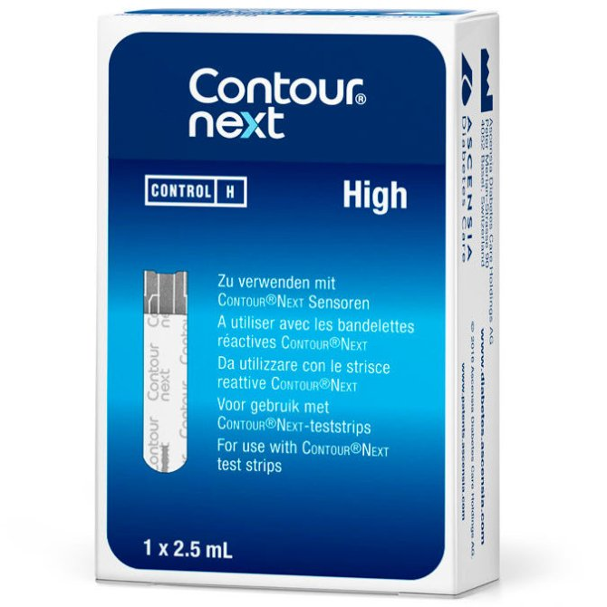 ASCENSIA Contour Next Kontrolllösung hoch, 2,5 ml - 1 Stück