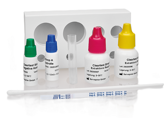Cleartest light Strep-A Teststreifen - 10 Teste