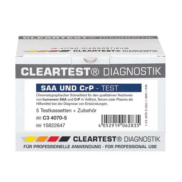 Cleartest SAA und CRP - 10 Teste