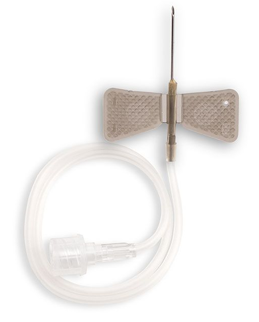 Dispomed Ecoflo Perfusionsbesteck - 22 G, schwarz - 0,70 x 19 mm -100 Stück