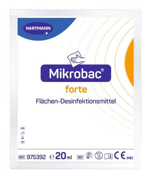 Hartmann Mikrobac® forte Flächendesinfektion - 250 Beutel à 20 ml