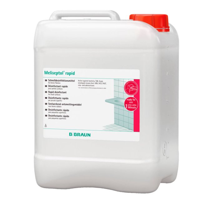 B. Braun Flächen-Sprüh-Desinfektion Meliseptol® rapid 5 Liter Kanister