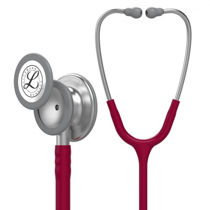 Original Littmann Classic III Stethoskop - Edelstahl - burgund