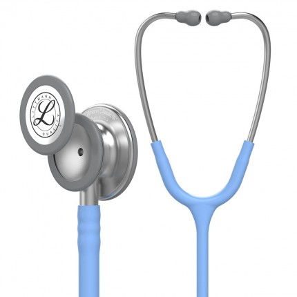 Original Littmann Classic III Stethoskop - Edelstahl - hellblau