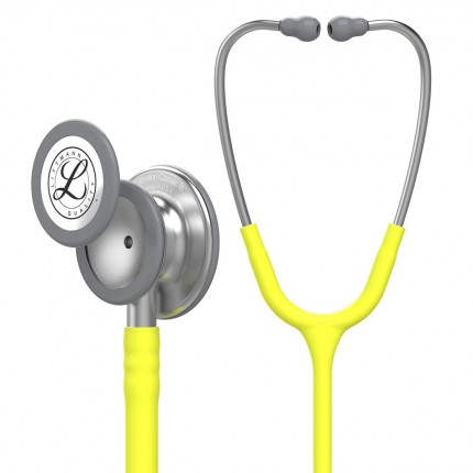 Original Littmann Classic III Stethoskop - Edelstahl - zitronengelb