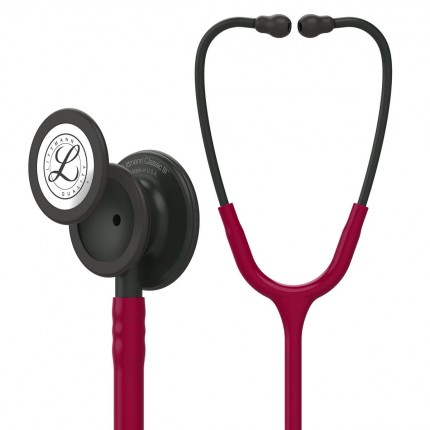 Original Littmann Classic III Stethoskop - Black Edition - burgund