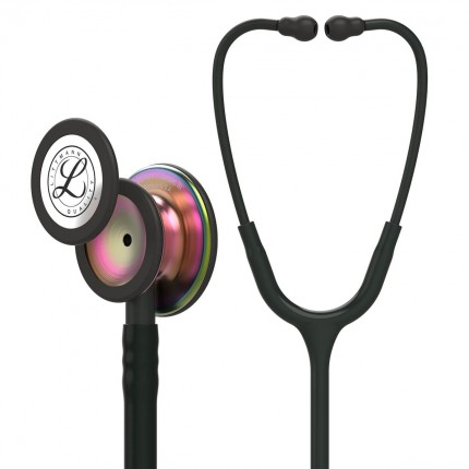 Original Littmann Classic III Stethoskop - Regenbogen Edition - schwarz