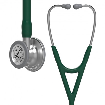 Original Littmann Cardiology IV Stethoskop - Edelstahl - dunkelgrün