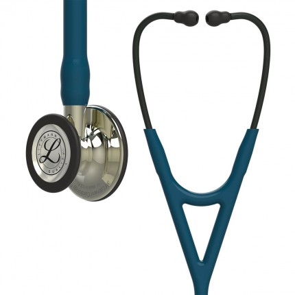 Original Littmann Cardiology IV Stethoskop - Black Champagne Edition - karibikblau