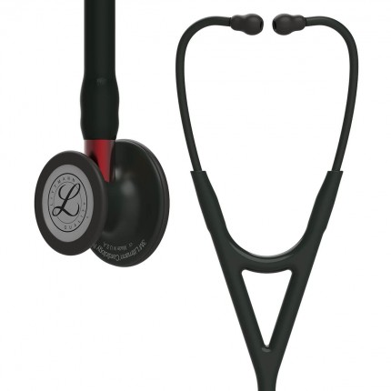 Original Littmann Cardiology IV Stethoskop - Schwarz/Schwarz/Farbe