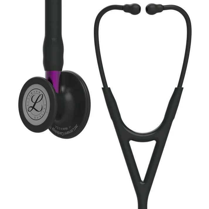 Original Littmann Cardiology IV Stethoskop - Schwarz/Schwarz/Farbe