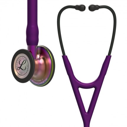 Original Littmann Cardiology IV Stethoskop - Rainbow Edition - Schwarz/Farbe