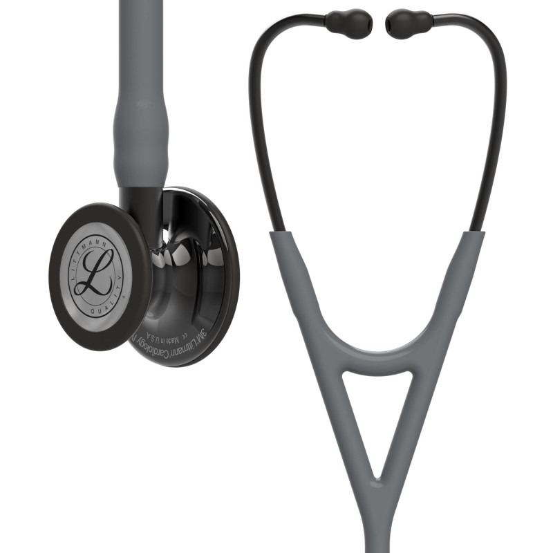 Original Littmann Cardiology IV Stethoskop - Hochglänzend Smoke/Smoke/Farbe - grau