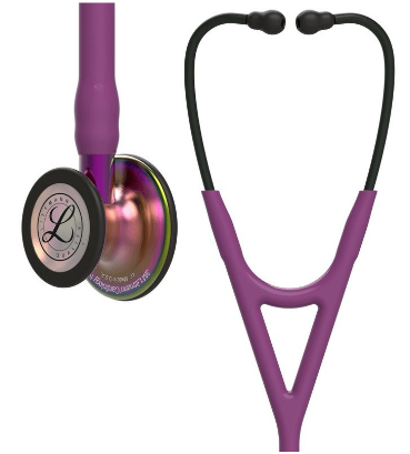 Original Littmann Cardiology IV Stethoskop - Rainbow Edition - Farbe - pflaume